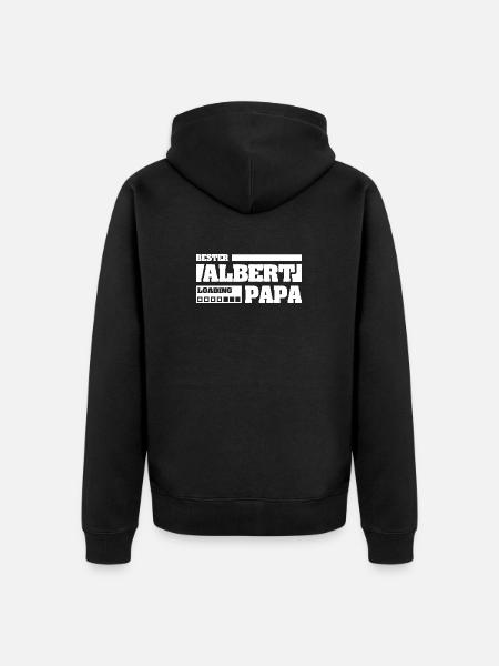 Naissance d’Albert - Veste à capuche bio Premium Unisexe - noir
