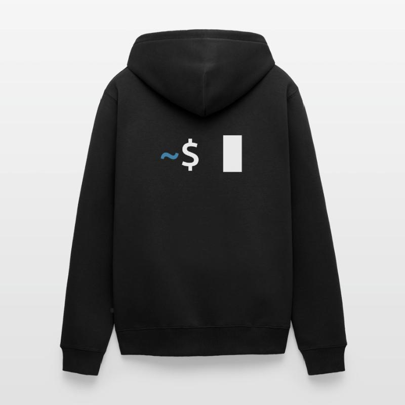 Commande Linux Shell Veste à capuche bio Premium Unisexe