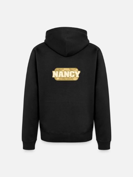Nancy als Bio - Unisex Premium Bio Zip Hoodie - Schwarz