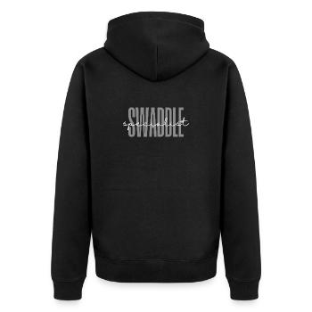 Swaddle Specialist Labor and Delivery NICU Nurse - Unisex Premium Organic Zip Hoodie - black - Back - Nico (187cm)