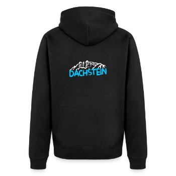 Souvenir de Dachstein Ramsau Autriche - Veste à capuche bio Premium Unisexe - noir - Dos - Nico (187cm)