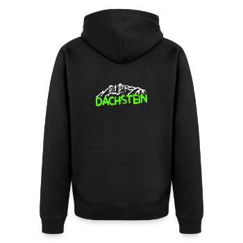 Chemise souvenir Dachstein Ramsau - Veste à capuche bio Premium Unisexe - noir - Dos - Nico (187cm)