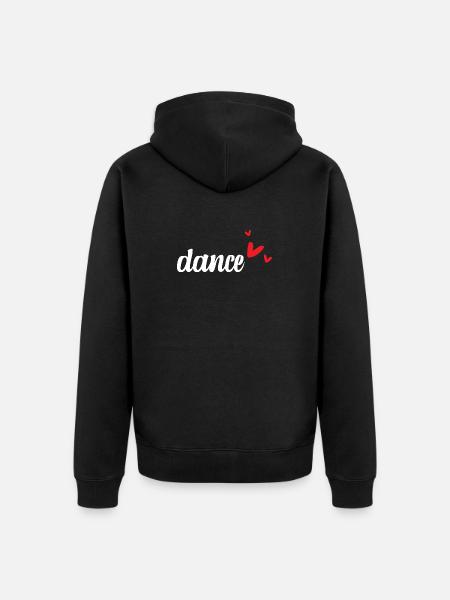 Tanzlehrer - Unisex Premium Bio Zip Hoodie - Schwarz