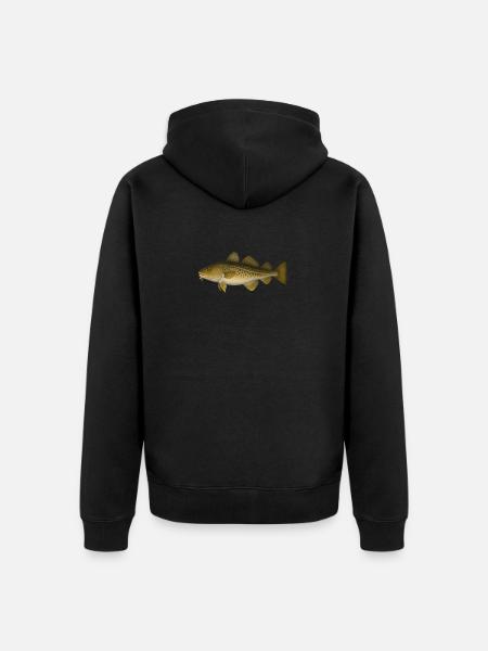 Dorsch - Unisex Premium Bio Zip Hoodie - Schwarz