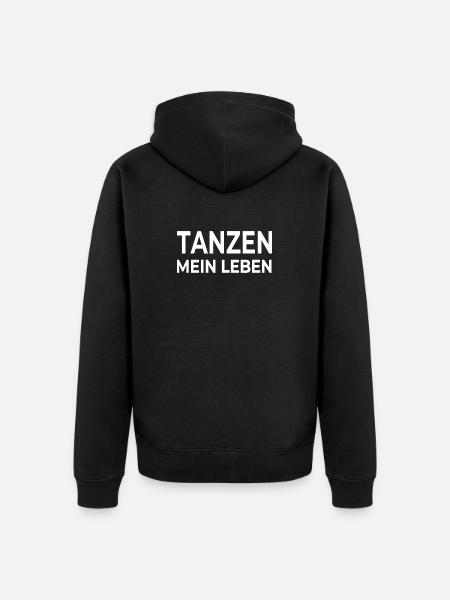Dance - Unisex Premium Organic Zip Hoodie - black