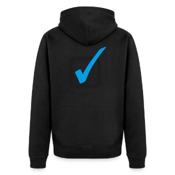 Coche - Veste à capuche bio Premium Unisexe - noir - Dos - Nico (187cm)