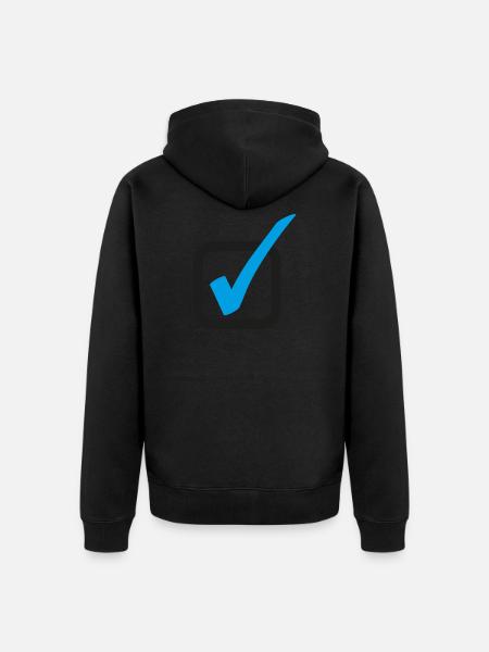 Tick - Unisex Premium Organic Zip Hoodie - black
