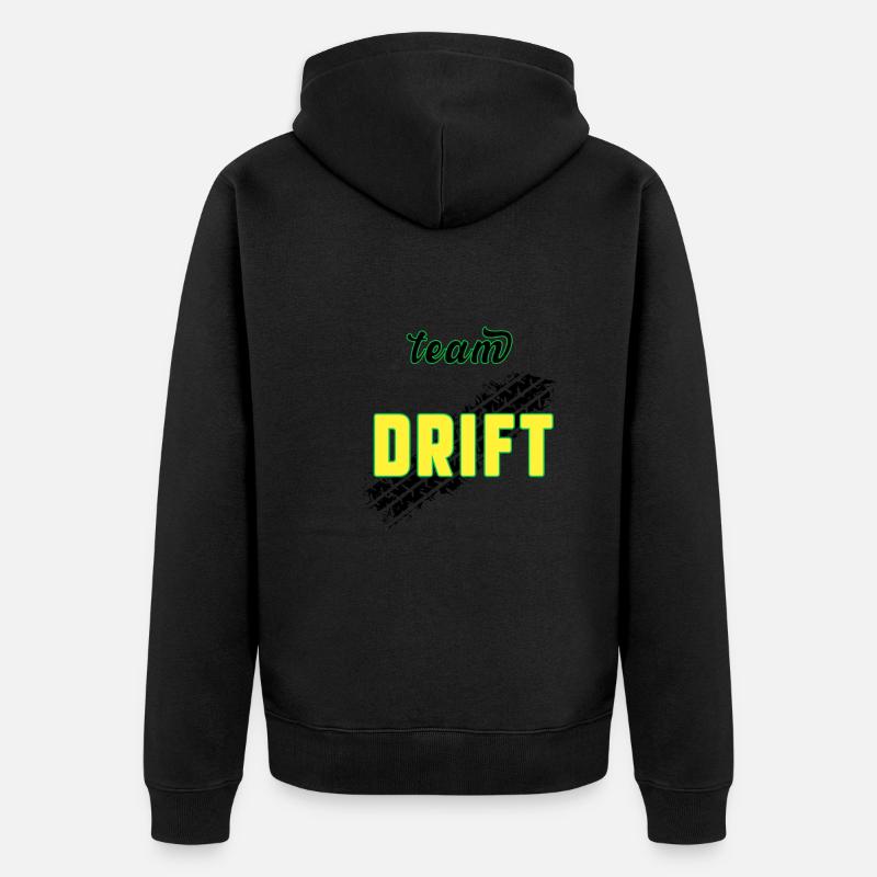 Team DRIFT - Veste à capuche bio Premium Unisexe - noir