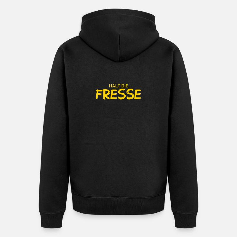 Tais-toi - Diction cool - Veste à capuche bio Premium Unisexe - noir