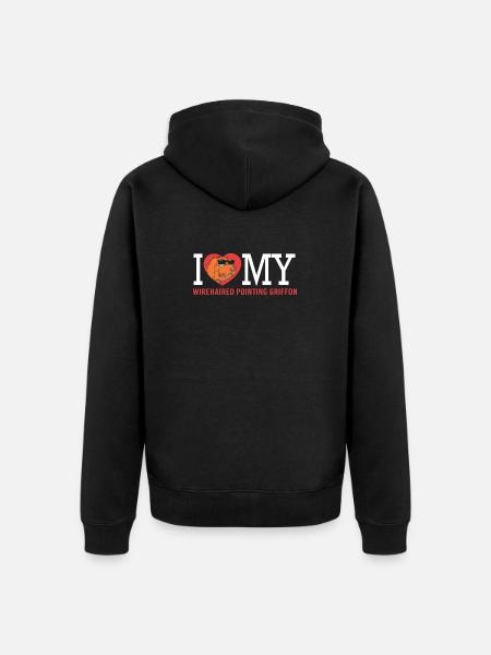 Griffon - Unisex Premium Bio Zip Hoodie - Schwarz