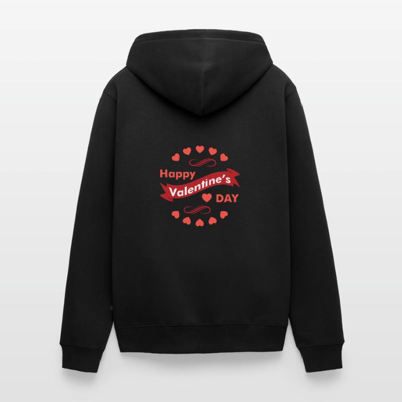Joyeuse Saint Valentin ... Joyeuse Saint Valentin Veste à capuche bio Premium Unisexe