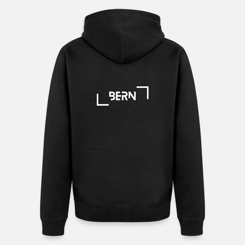 Bern - Veste à capuche bio Premium Unisexe - noir