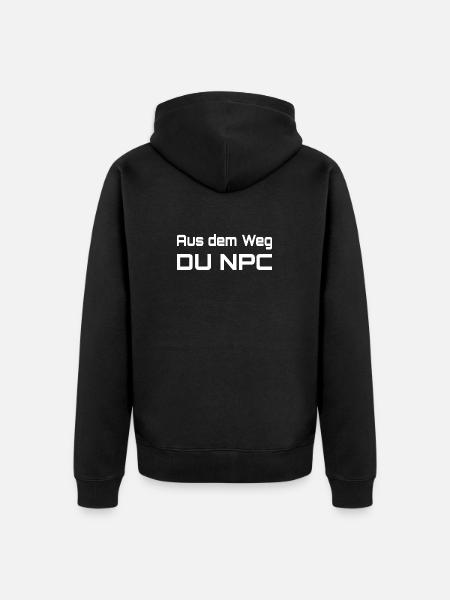 À l’écart, vous PNJ - Veste à capuche bio Premium Unisexe - noir