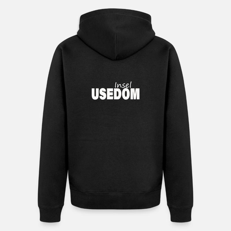 Utilisation - Veste à capuche bio Premium Unisexe - noir