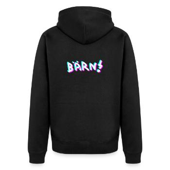 BÄRN Berne - Veste à capuche bio Premium Unisexe - noir - Dos - Nico (187cm)