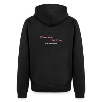 Cancer du poumon Cancer survivant du cancer Cancer Est une odeur - Veste à capuche bio Premium Unisexe - noir - Dos - Nico (187cm)