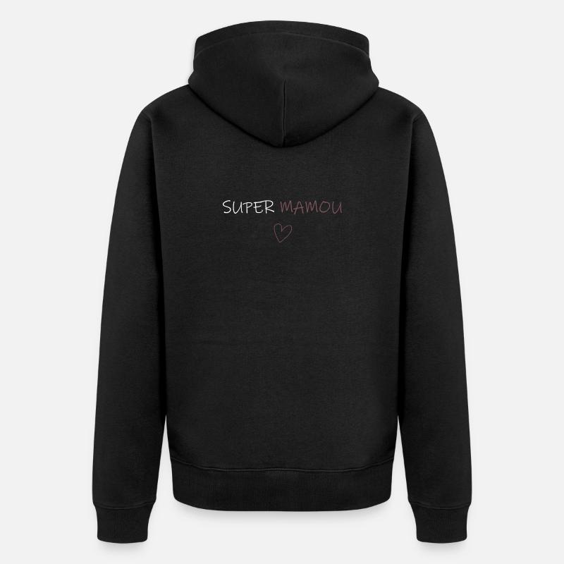 super mamou - Veste à capuche bio Premium Unisexe - noir