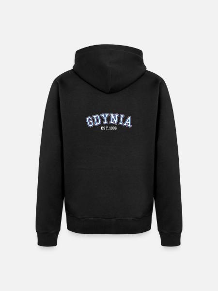 Gdynia Est. 1996 - Unisex Premium Organic Zip Hoodie - black