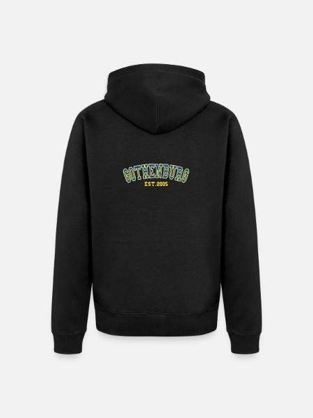 Gothenburg Est. 2005 - Unisex Premium Organic Zip Hoodie - black