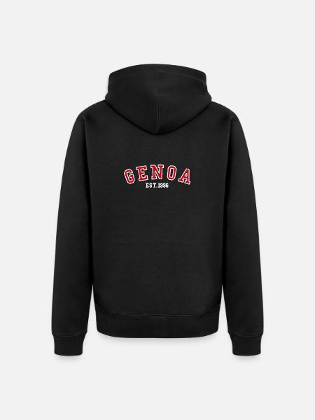 Genoa Est. 1996 - Unisex Premium Organic Zip Hoodie - black