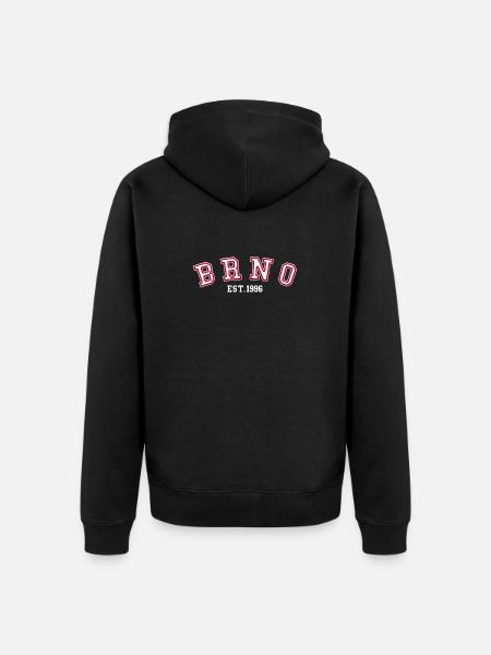 Brno Est. 1996 - Unisex Premium Organic Zip Hoodie - black