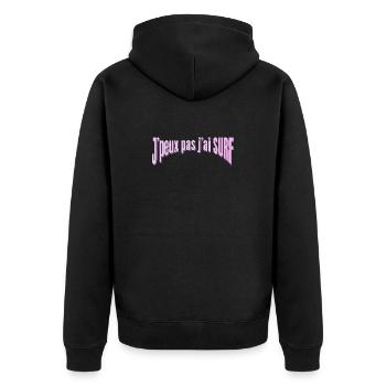 J’peux pas j’ai Surf - Veste à capuche bio Premium Unisexe - noir - Dos - Nico (187cm)