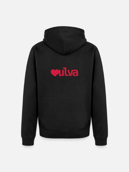 vulva | vagina | scheide - Unisex Premium Organic Zip Hoodie - black