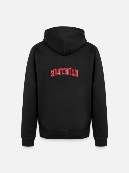 Slothurn College Arc - Unisex Premium Bio Zip Hoodie - Schwarz