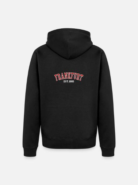 Francfort Est.2005 - Veste à capuche bio Premium Unisexe - noir