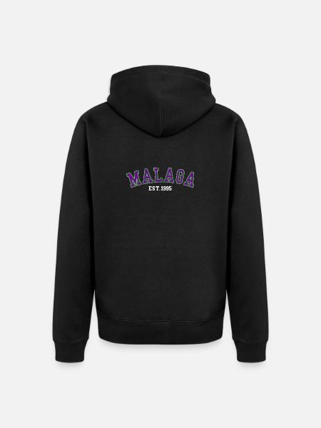 Malaga Est. 1995 - Unisex Premium Organic Zip Hoodie - black