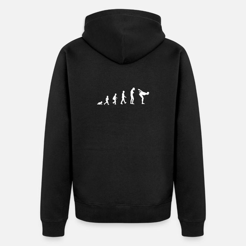 Évolution vers le flotteur - Veste à capuche bio Premium Unisexe - noir