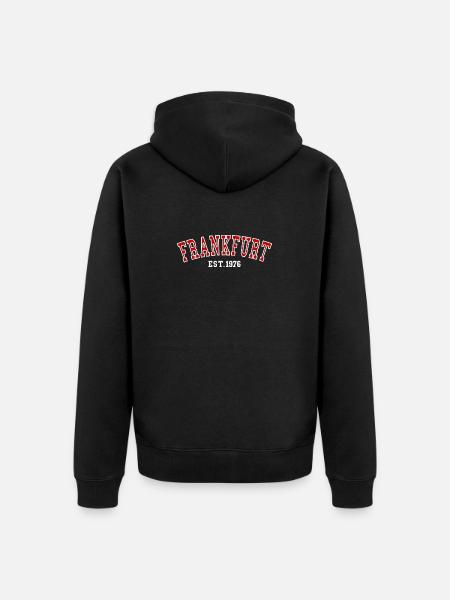 Frankfurt Est. 1976 - Unisex Premium Organic Zip Hoodie - black