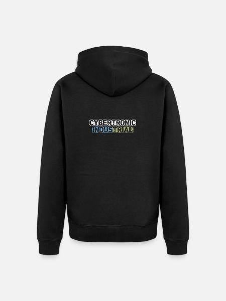 Cybertronic Industrial - Unisex Premium Organic Zip Hoodie - black