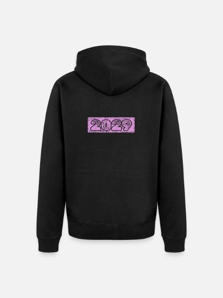 Année 2029 - Veste à capuche bio Premium Unisexe - noir