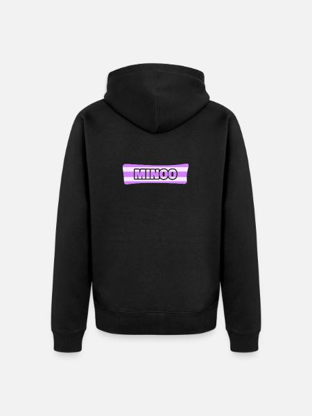 Cadeau pour Minoo - Veste à capuche bio Premium Unisexe - noir