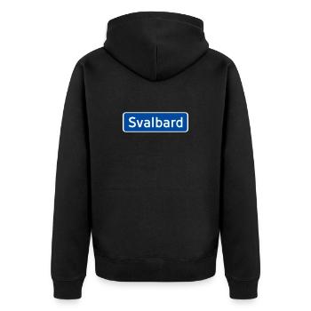 Svalbard - Veste à capuche bio Premium Unisexe - noir - Dos - Nico (187cm)