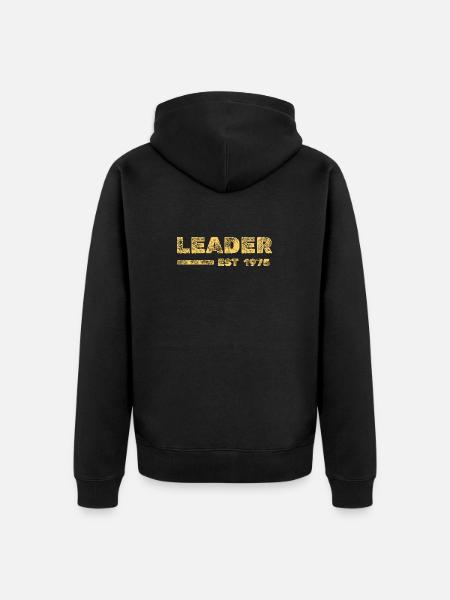 1975 - Unisex Premium Bio Zip Hoodie - Schwarz