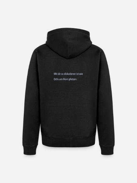 IMG 7292 - Unisex Premium Bio Zip Hoodie - Schwarz