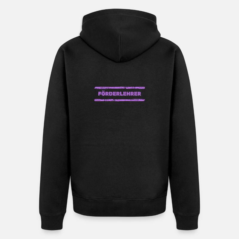 Cadeau pour l’enseignant de soutien - Veste à capuche bio Premium Unisexe - noir