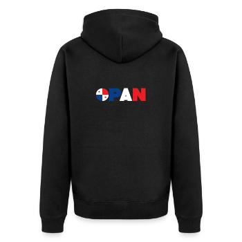 Panama - Veste à capuche bio Premium Unisexe - noir - Dos - Nico (187cm)