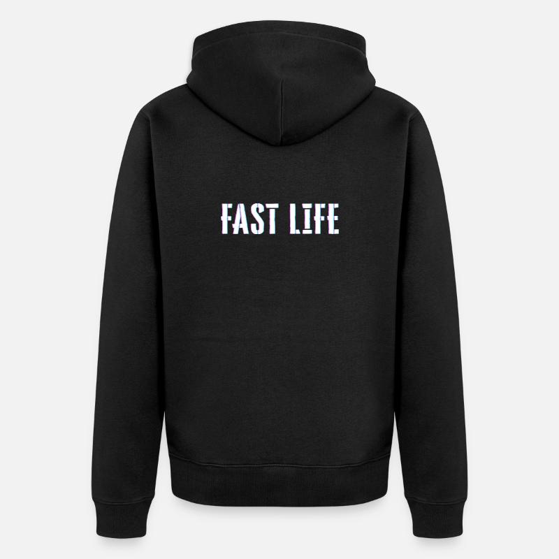 Vie rapide - Veste à capuche bio Premium Unisexe - noir
