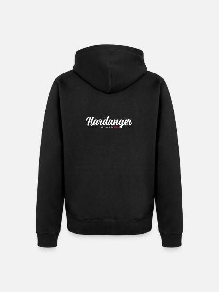 Hardanger Fjord - Unisex Premium Bio Zip Hoodie - Schwarz
