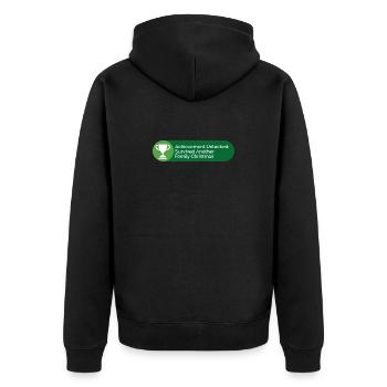 A survécu à une autre famille Noël Gamer drôle - Veste à capuche bio Premium Unisexe - noir - Dos - Nico (187cm)