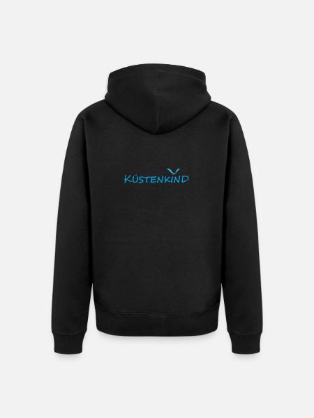 Enfant côtier - Veste à capuche bio Premium Unisexe - noir