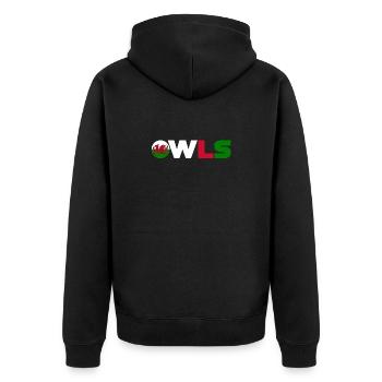 Pays de Galles - Veste à capuche bio Premium Unisexe - noir - Dos - Nico (187cm)