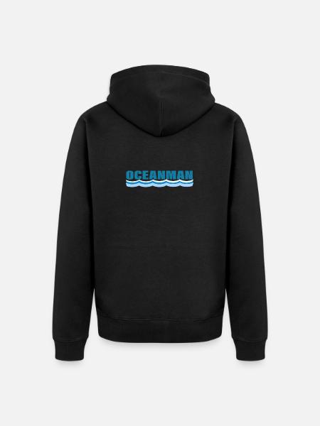 OCEANMAN - Veste à capuche bio Premium Unisexe - noir