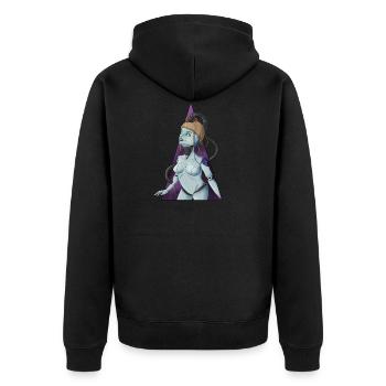 Mecha Queen 500 XP7 - Veste à capuche bio Premium Unisexe - noir - Dos - Nico (187cm)