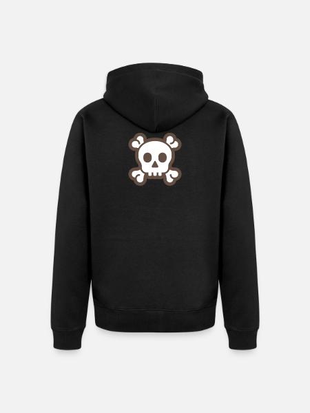 Pirates - Unisex Premium Organic Zip Hoodie - black