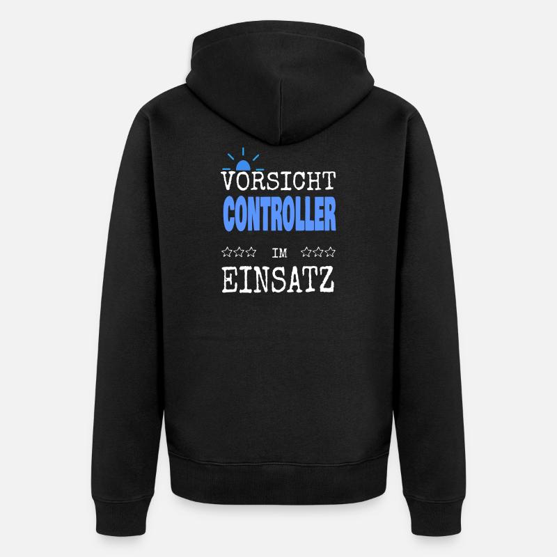 Controller - Unisex Premium Bio Zip Hoodie - Schwarz