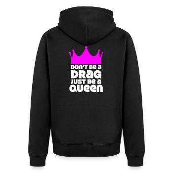 Drag Queen Gift Transsexual Pride LGBT Gender - Veste à capuche bio Premium Unisexe - noir - Dos - Nico (187cm)